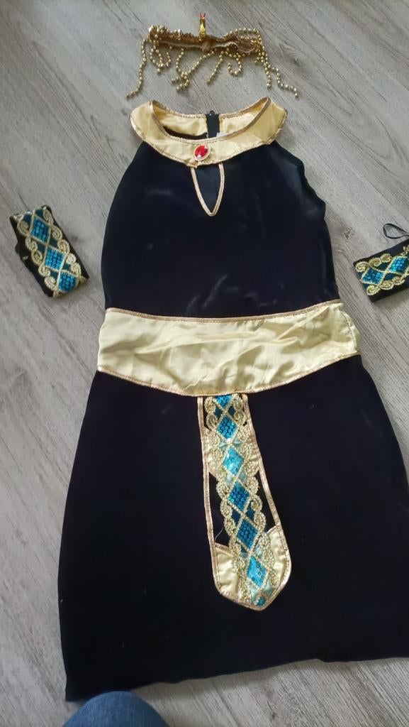 Egyptische Koningin Carnaval Kostuum - Maat M, Kleding | Dames, Carnavalskleding en Feestkleding, Maat 38/40 (M), Carnaval, Ophalen of Verzenden