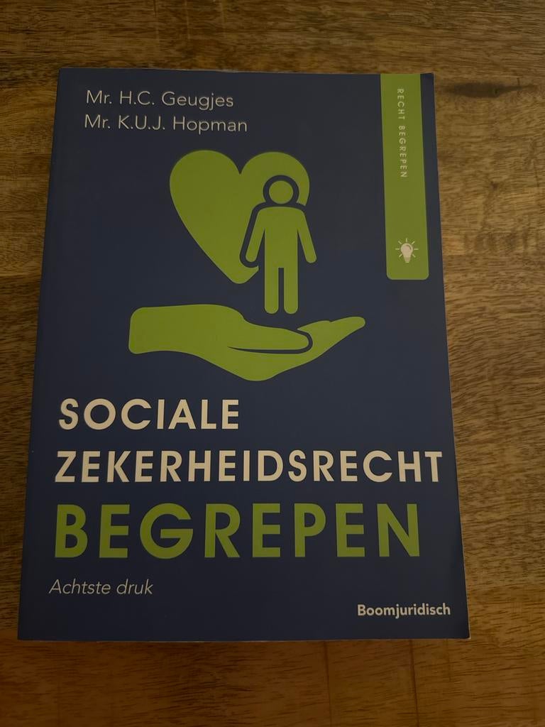 H.C. Geugjes - Socialezekerheidsrecht begrepen, Sociale wetenschap, Ophalen of Verzenden, Zo goed als nieuw, H.C. Geugjes; K.U.J. Hopman