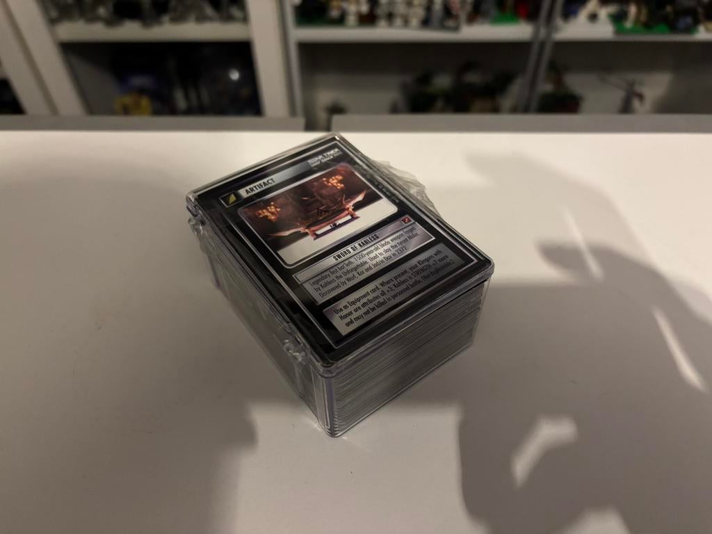 Star Trek CCG Blaze of Glory complete sets (geen foils), Ophalen of Verzenden, Zo goed als nieuw, Meerdere kaarten