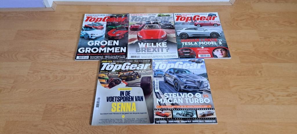 5 Top Gear bladen uit 2018., Ophalen of Verzenden, Zo goed als nieuw, Overige merken