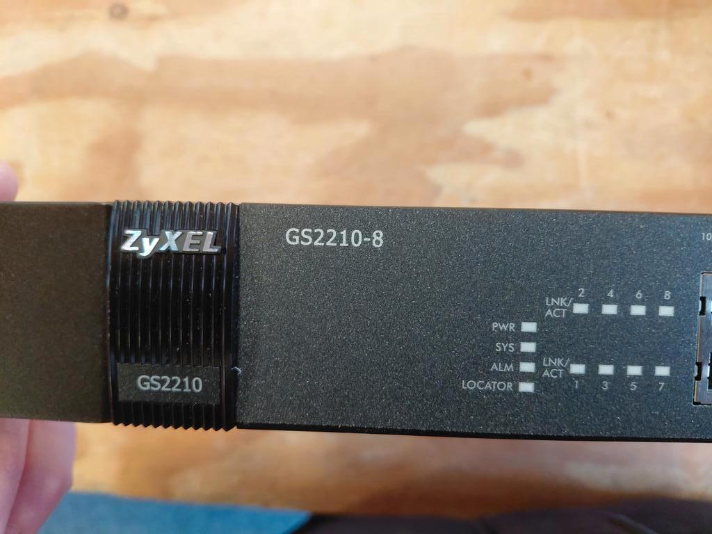 Zyxel GS2210-8 Geavanceerde Netwerk Switch NIEUWSTAAT!, Computers en Software, Netwerk switches, Zo goed als nieuw, Ophalen of Verzenden