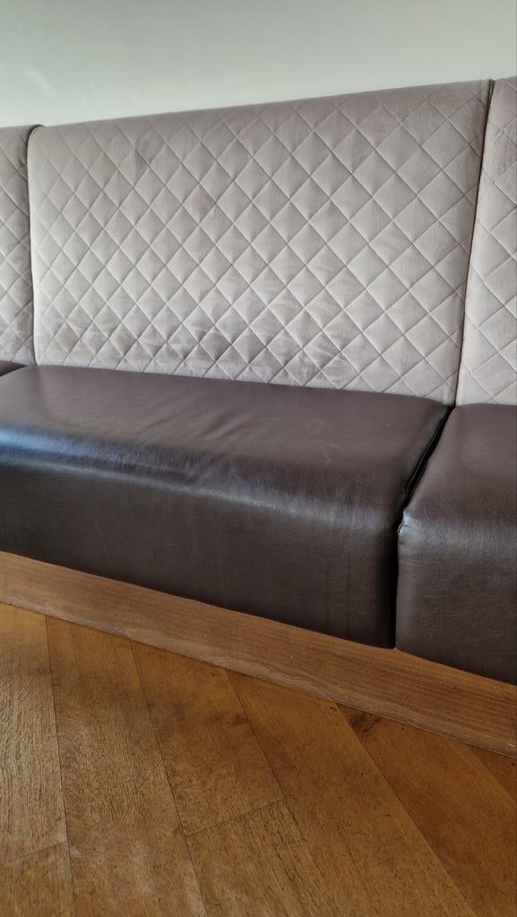Horeca Wandbank / Loungebank, Ophalen, 250 tot 300 cm, Gebruikt, 75 tot 100 cm