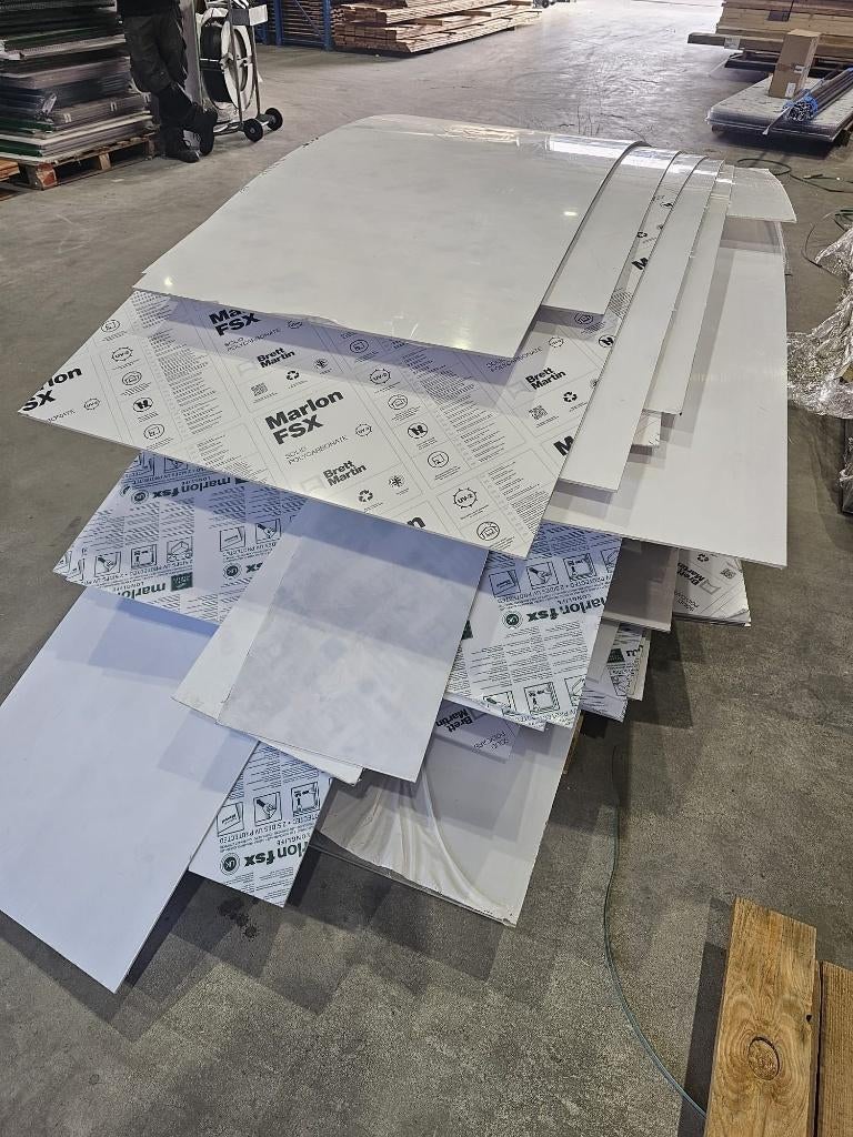 Partij plexiglas platen 2-6mm