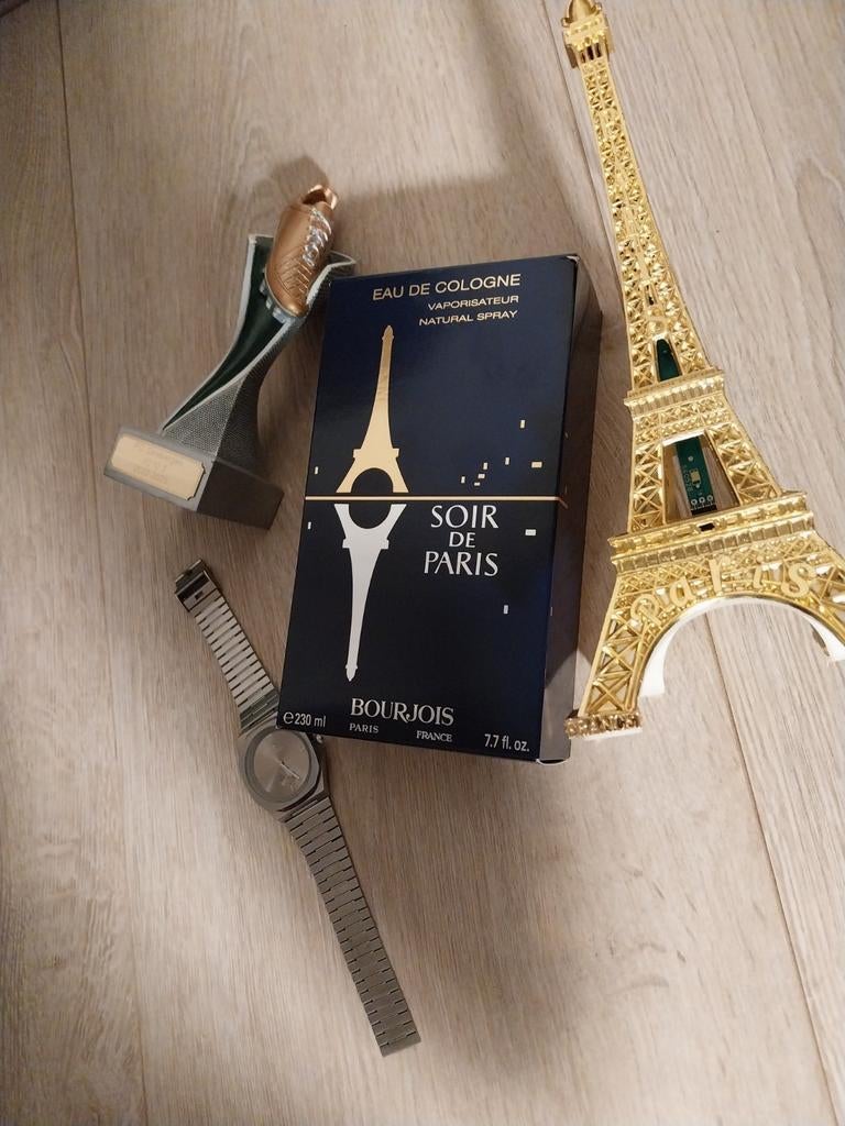 Vintage Soir de Paris Eau de Cologne - Bourjois 100ml, Sieraden, Tassen en Uiterlijk, Uiterlijk | Parfum, Ophalen of Verzenden