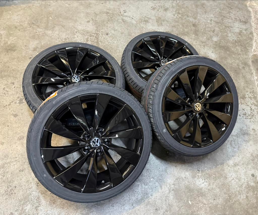 ✅18 inch Volkswagen Golf 6 7 Scirocco velgen 5x112 GTD GTI R, Ophalen, 18 inch, Gebruikt, Banden en Velgen