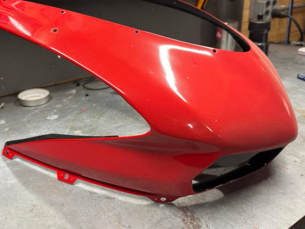 Ducati 1098/1198 Carbon Race Kuip + Luchtinlaten, Ophalen of Verzenden, Gebruikt