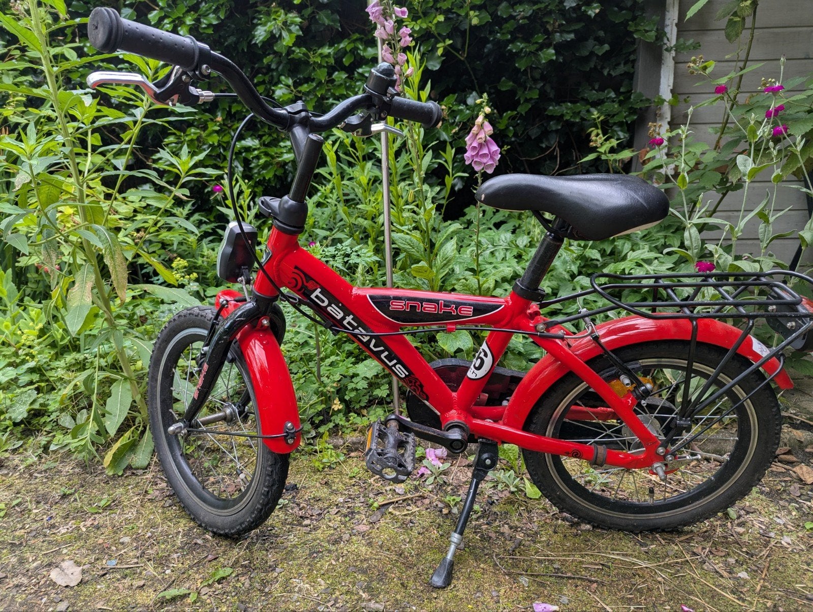Batavus Snake Kinderfiets - Rood, 16 inch, Ophalen, Gebruikt, 16 tot 20 inch