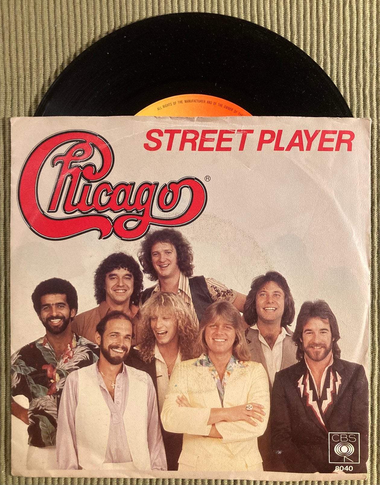 Vinyl single Chicago - Street Player, Gebruikt, 7 inch, Ophalen of Verzenden, Pop