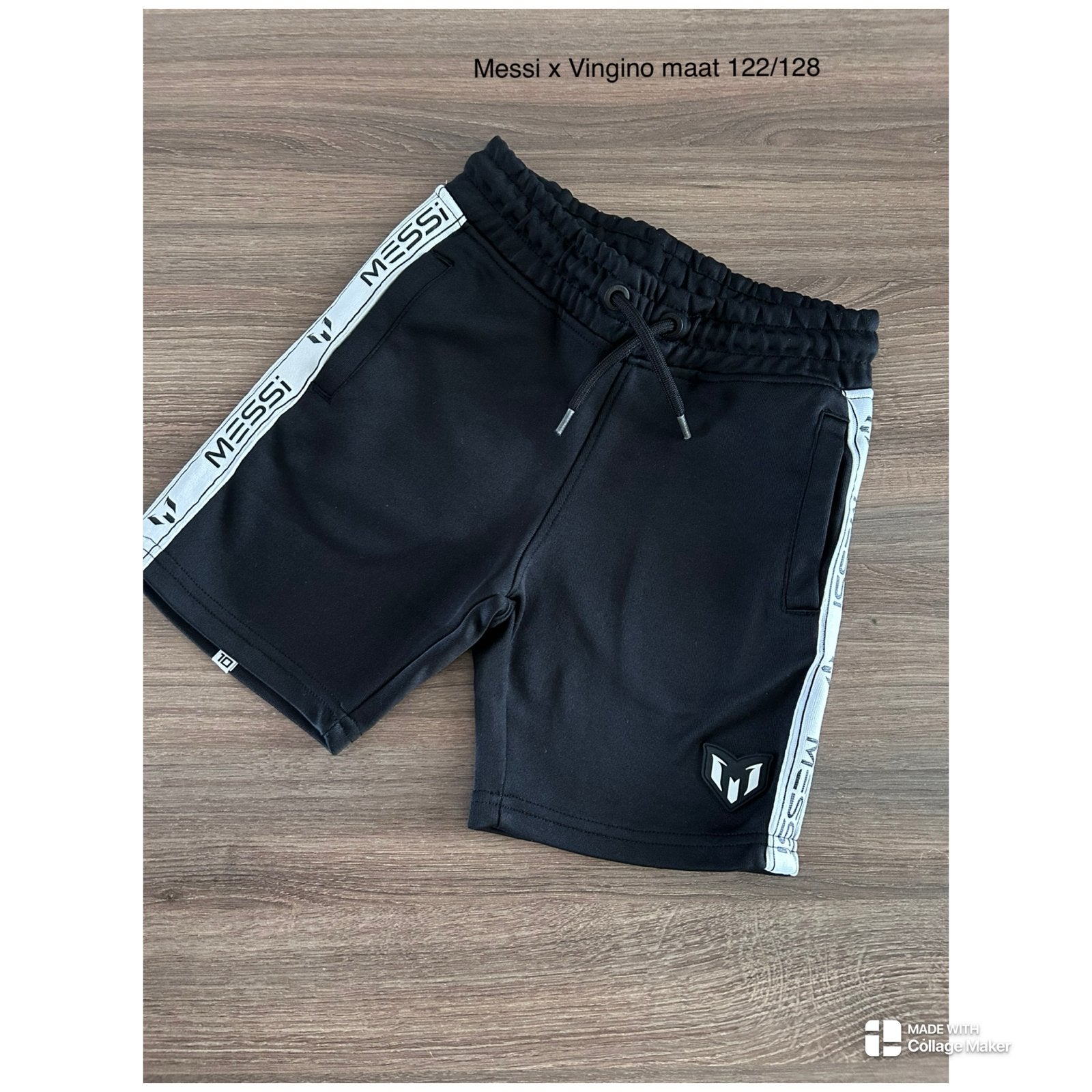 Messi x Vingino Jongens Short Maat 122/128, Ophalen of Verzenden, Zo goed als nieuw, Jongen, Broek