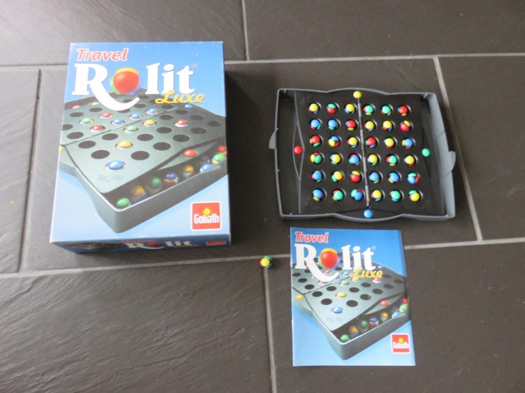 Rolit Luxe travel, reisspel vanaf 7 jaar. Spel is als nieuw, Ophalen of Verzenden, Zo goed als nieuw