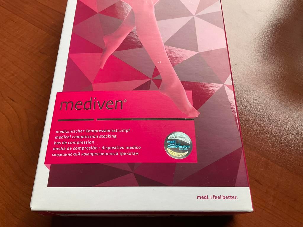 Mediven AT steunpanty caramel elegance open teen confectieIV, Diversen, Ophalen of Verzenden, Nieuw