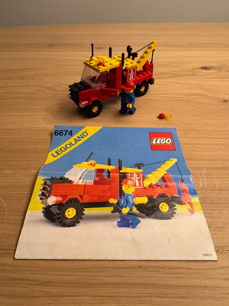 LEGO set 6674 Crane Truck, Kinderen en Baby's, Speelgoed | Duplo en Lego, Lego, Ophalen of Verzenden, Zo goed als nieuw, LEGOLAND