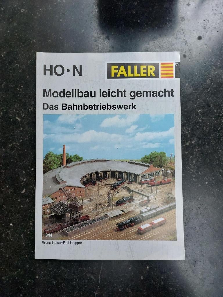 Faller 844 boekje Das Bahnbetriebswerk, Overige merken, Gebruikt, Gelijkstroom of Wisselstroom, Boek, Tijdschrift of Catalogus