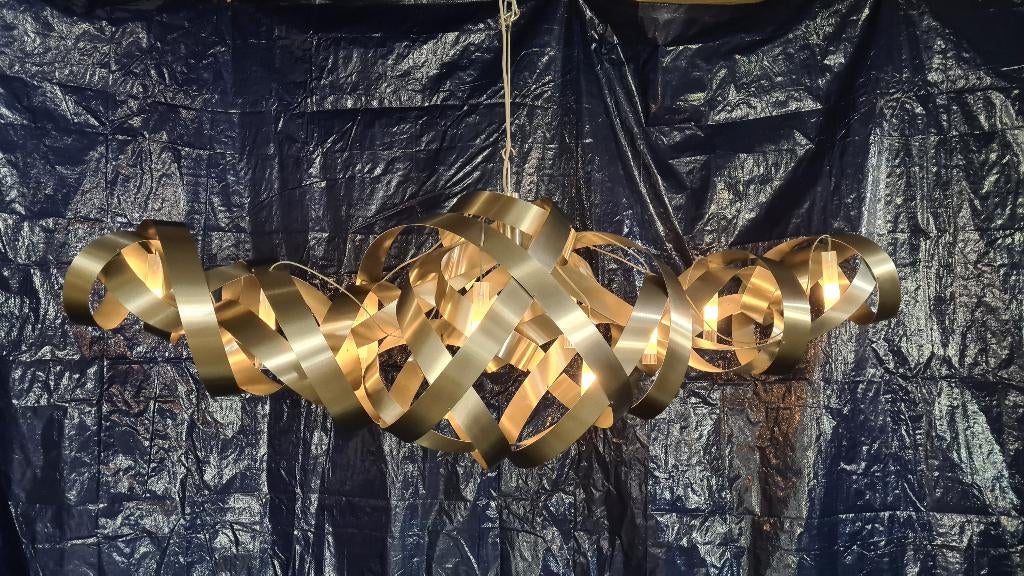 Jacco Maris hanglamp Disgn Montono rvs geborsteld, Ophalen, Disgn, Overige materialen, Zo goed als nieuw