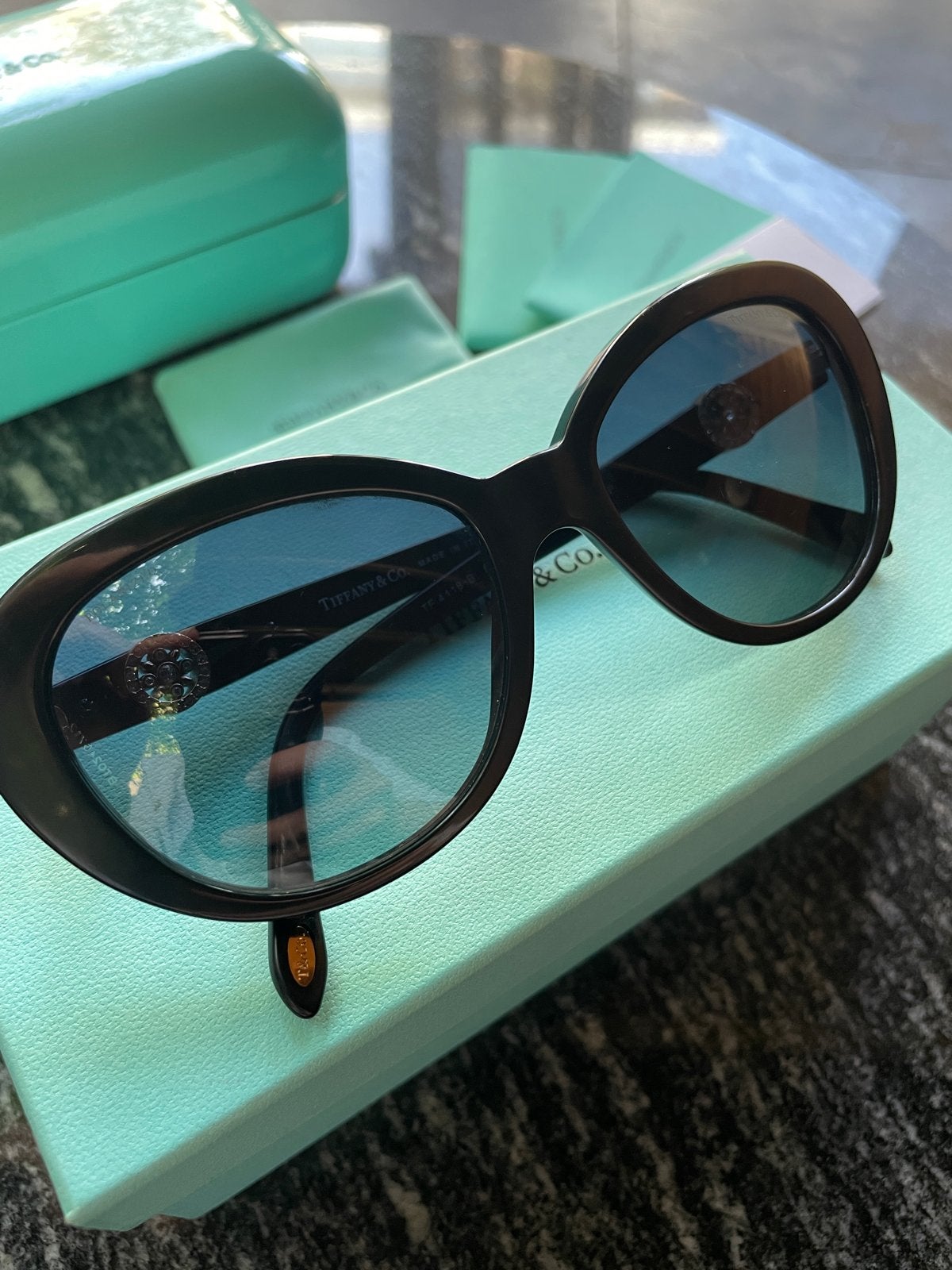 Tiffany & Co. Zonnebril TF4118B, Overige merken, Zonnebril, Zwart, Ophalen of Verzenden