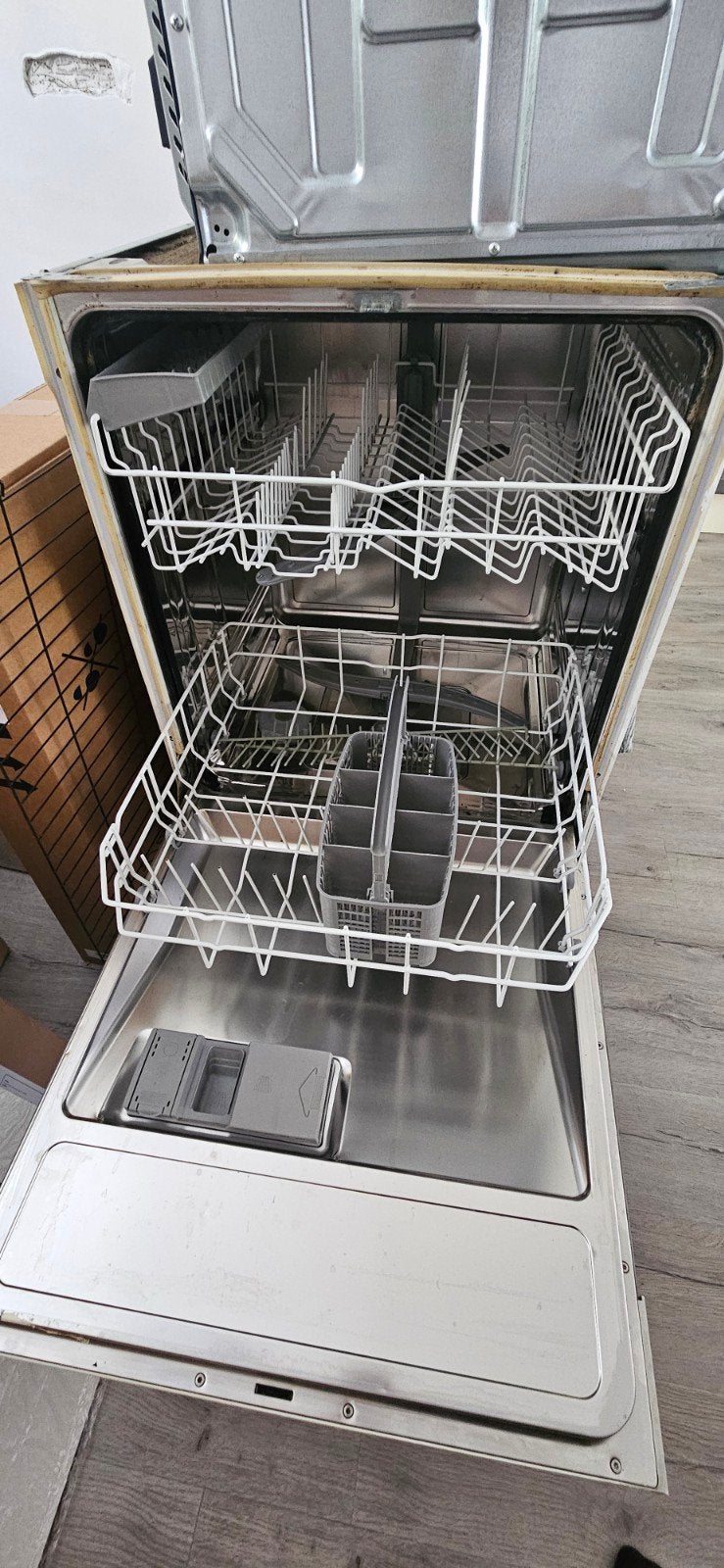 Bosch 3-in-1 Silence Vaatwasser - RVS, Ophalen, Gebruikt, 60 cm of meer, Eco programma