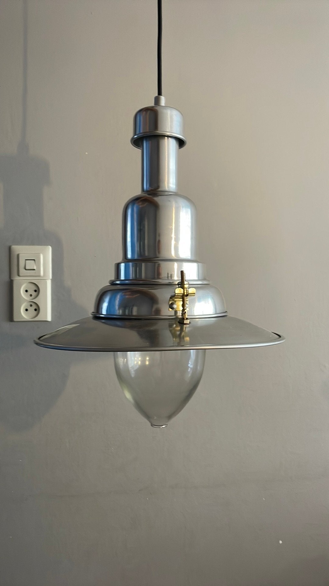 2 mooie hanglampen, lampen, stormlampen, Ophalen, Gebruikt, Glas