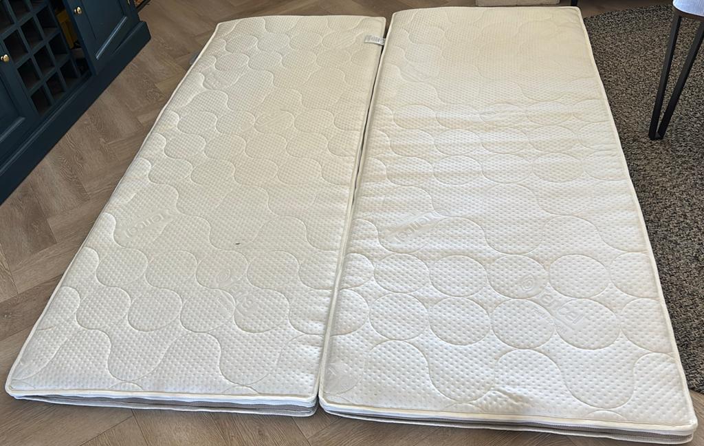 2x  topmatras 80x200 in zeer goede staat, Tweepersoons, Ophalen of Verzenden, Zo goed als nieuw, 80 cm