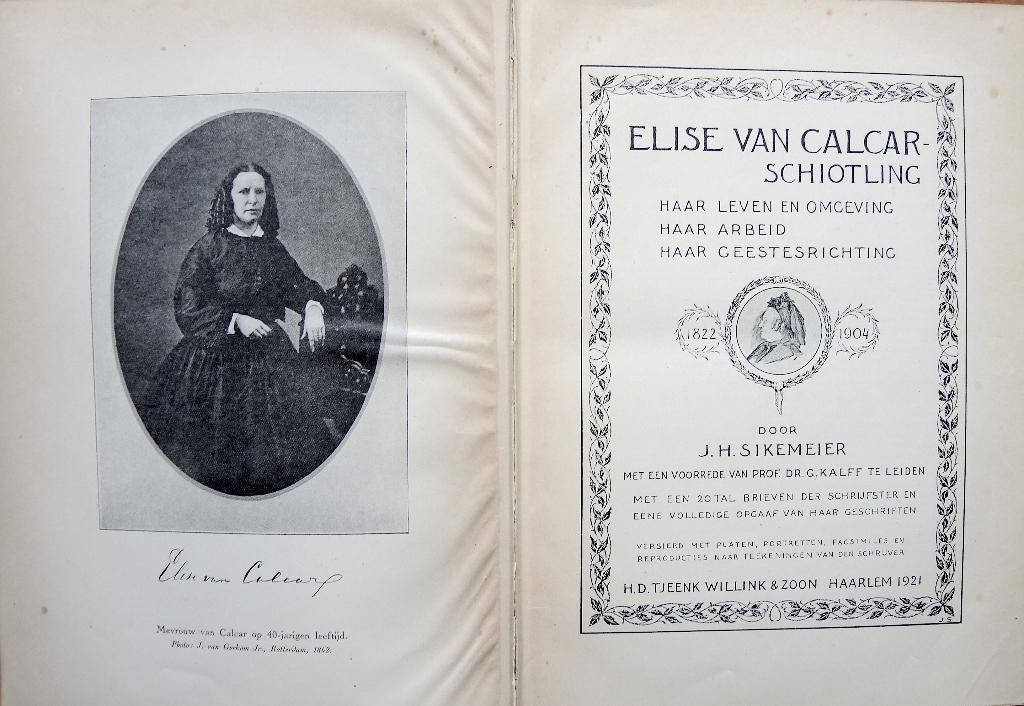 Elise van Calcar-Schiotling - J.H. Sikemeier, Boeken, Gelezen, Overige, Ophalen of Verzenden, J.H. Sikemeier