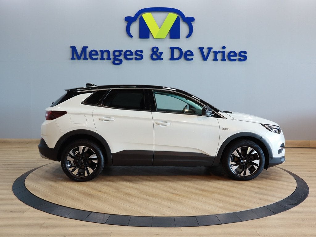 Opel Grandland X 1.2 Turbo Elegance Airco ECC | Panorama | P, Auto's, Opel, 12 maanden, Gebruikt, 1199 cc, Leder en Stof