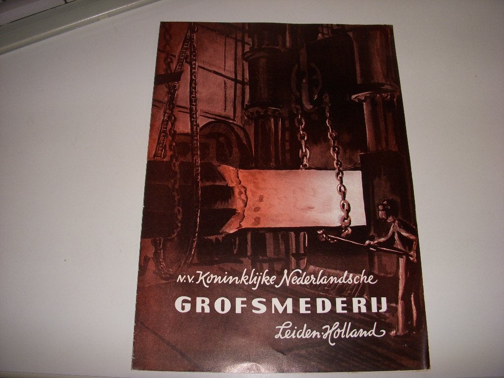 TOP folder Koninklijke Nederlandsche Grofsmederij Leiden, Folder, Ophalen of Verzenden, Zo goed als nieuw, Koninklijke Nederlandsche Grofsmederij Leiden Holland