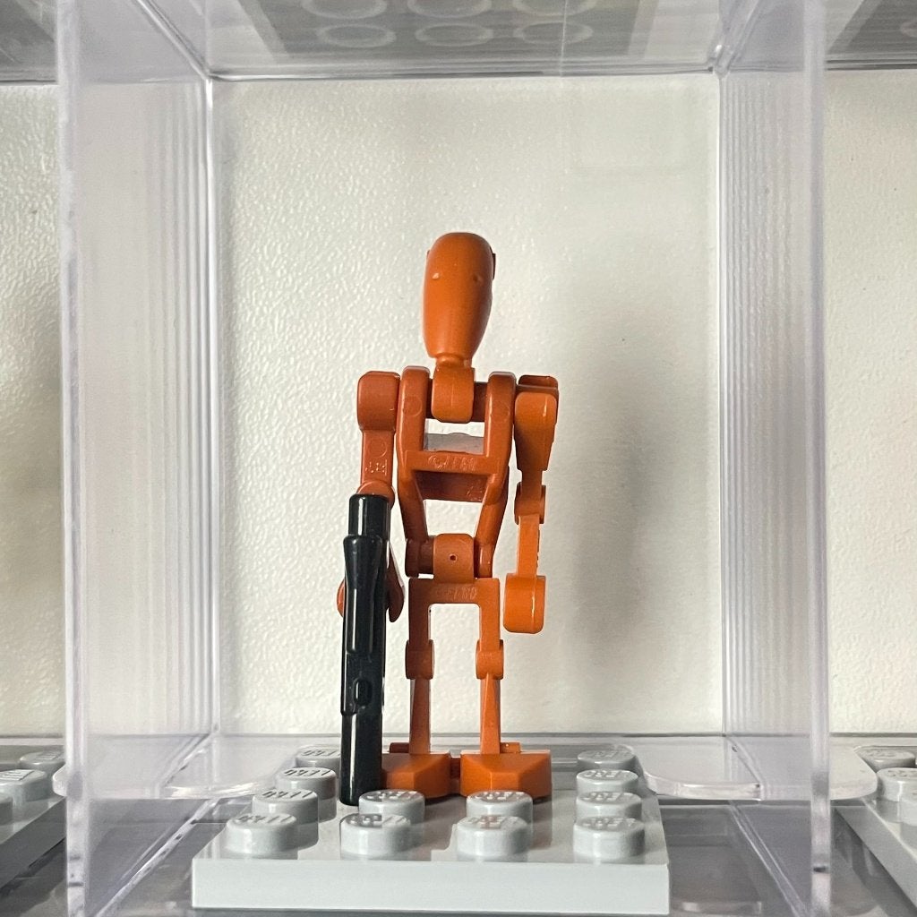 Lego Star Wars Battle Droid Dark Orange sw0467 75019 75077, ., Lego, Ophalen of Verzenden, Zo goed als nieuw