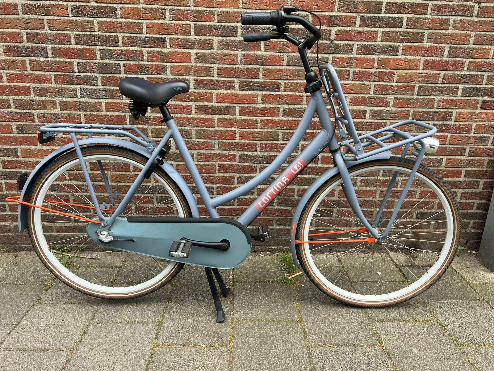 Cortina u4 damesfiets 28 inch, Overige merken, Terugtraprem, 53 tot 56 cm, Versnellingen