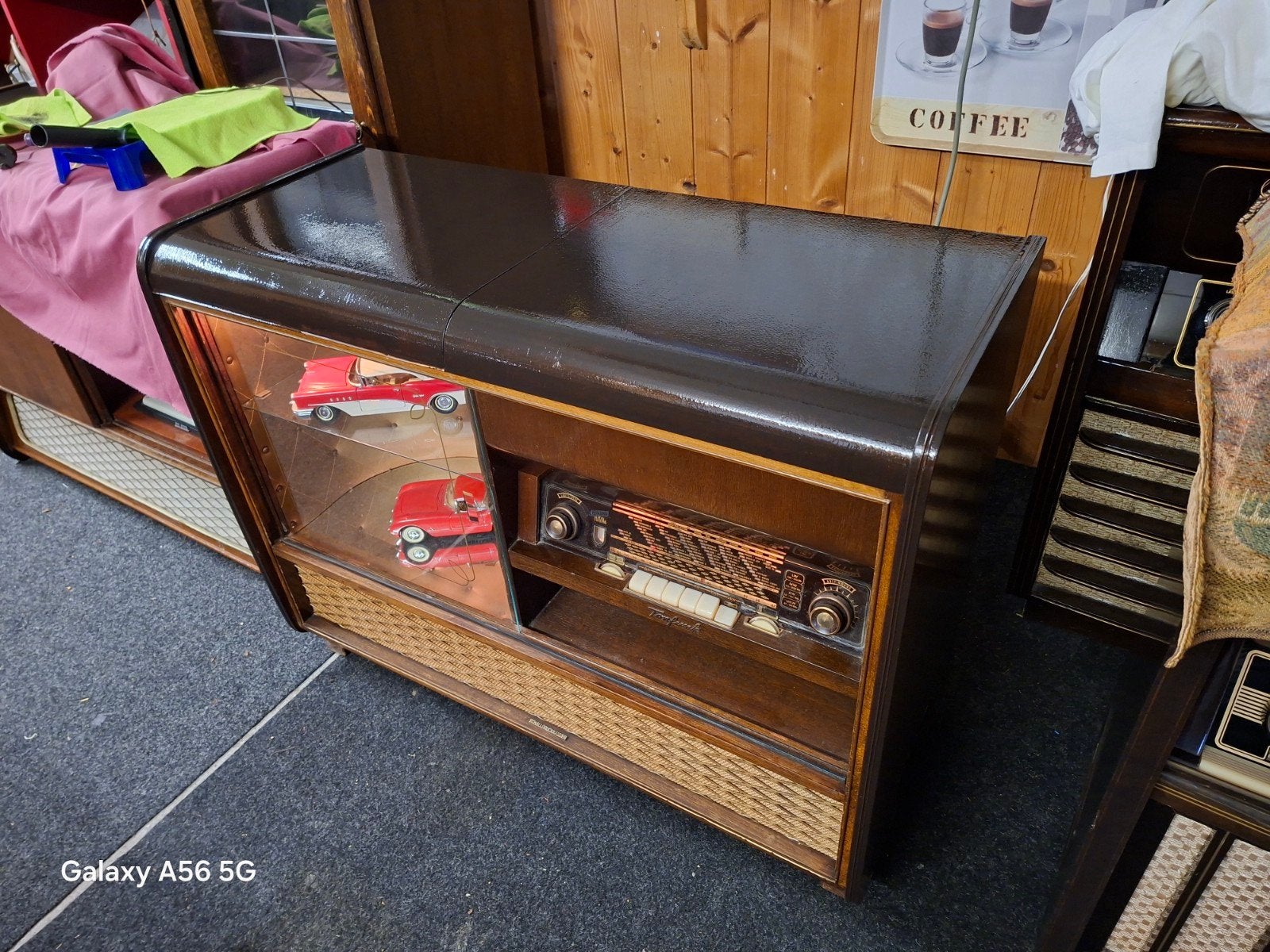 prachtig antiek radiomeubel van tönfunk, Ophalen of Verzenden