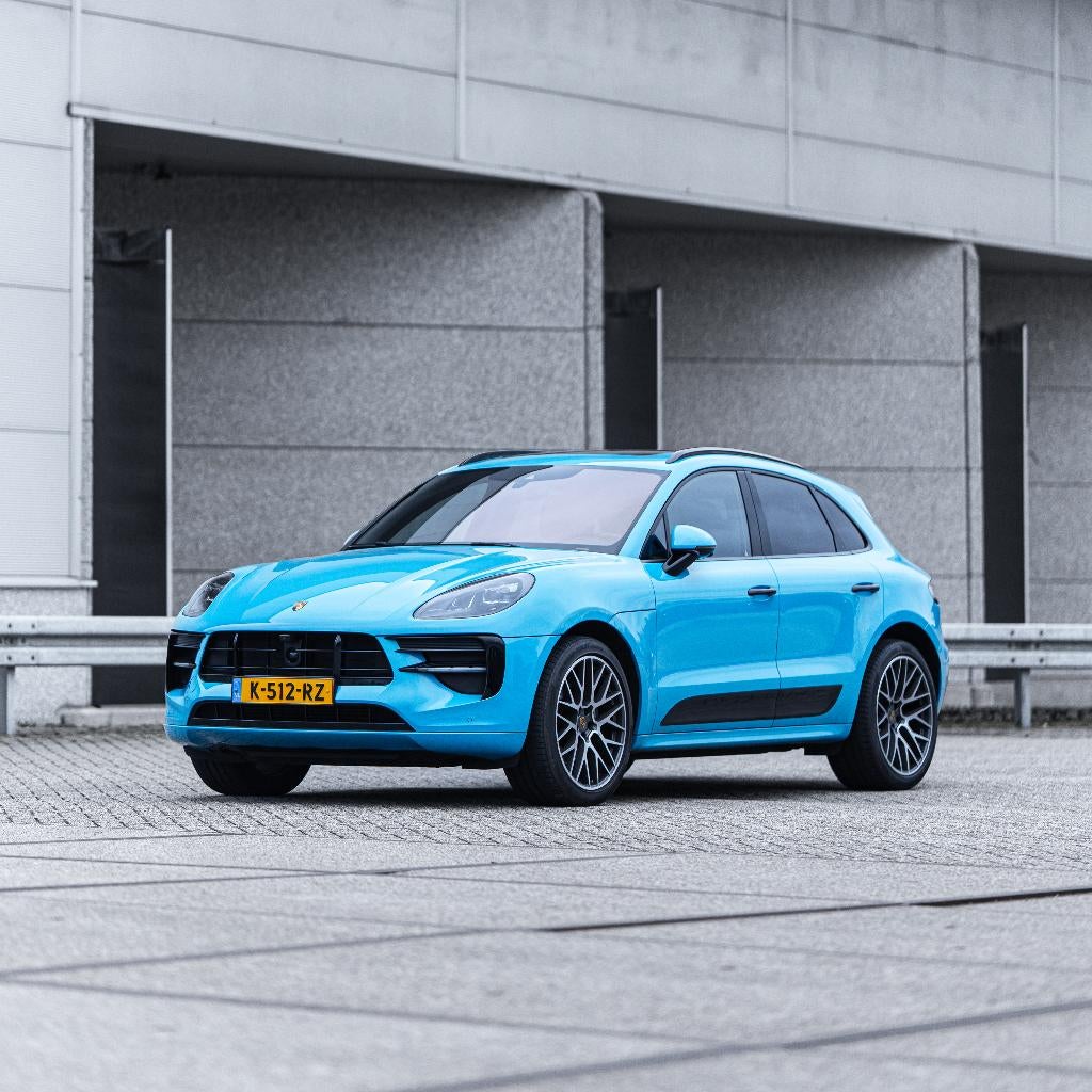 Porsche Macan 2.0 2019 Miami Blue Vol opties, Auto's, Porsche, Automaat, Zwart, Blauw, Bedrijf