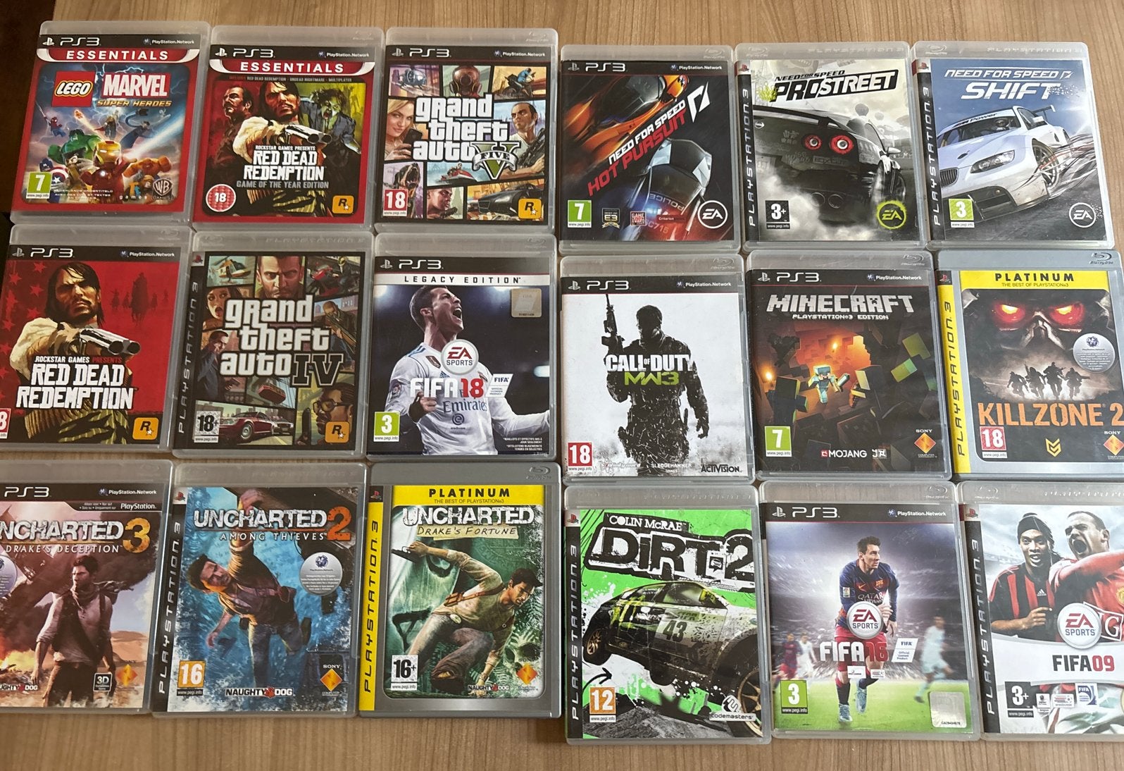 PlayStation 3 met 2 controllers 18 spellen - Compleet pakket, Spelcomputers en Games, Games | Sony PlayStation 3, Avontuur en Actie