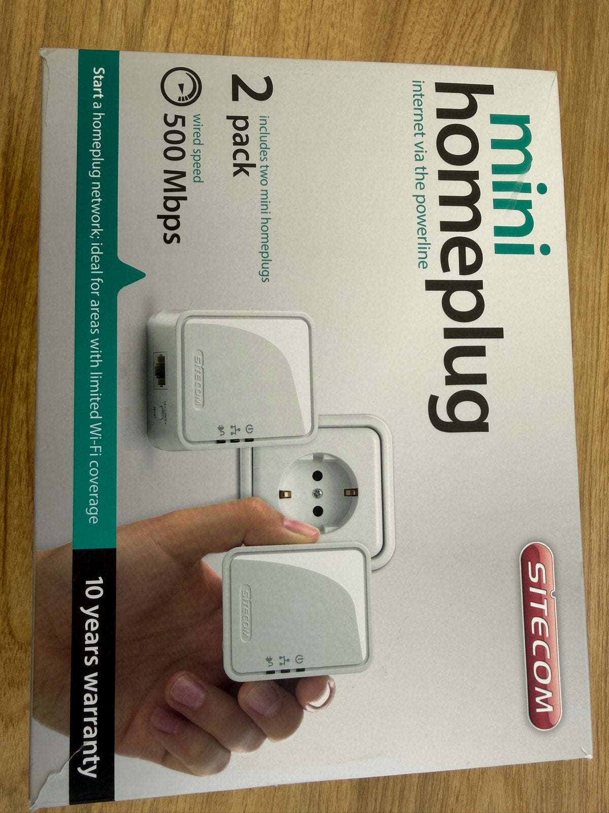 Sitecom Mini Homeplug 500 Mbps - 2-pack, Computers en Software, Routers en Modems, Nieuw, Router, Ophalen of Verzenden