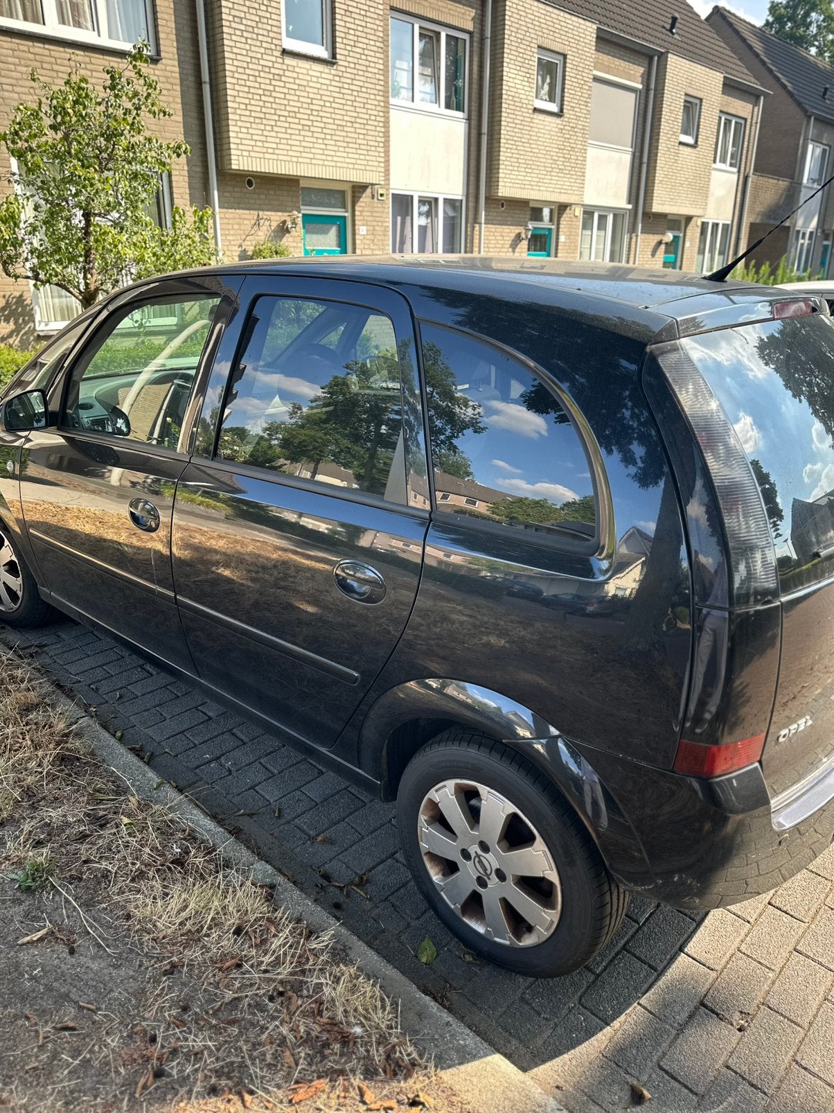 Opel Meriva 1.6 16V 77KW 2008 Zwart, Voorwielaandrijving, 4 cilinders, Zwart, Origineel Nederlands