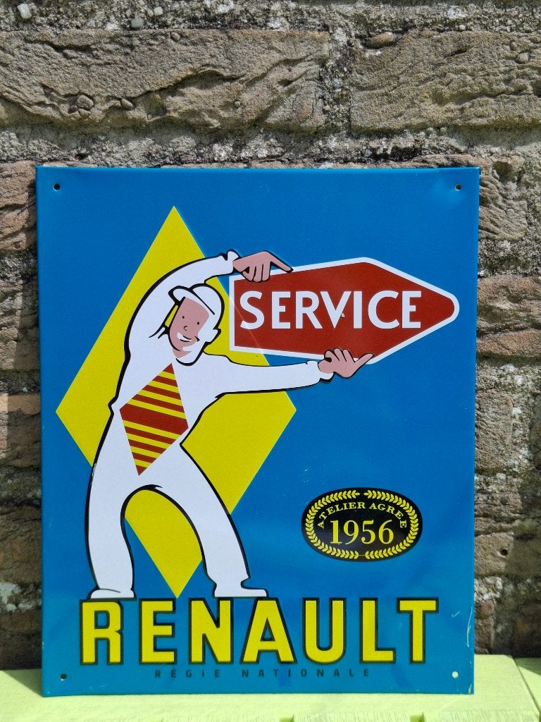 reclamebord Renault Service, Ophalen of Verzenden, Nieuw, Auto's