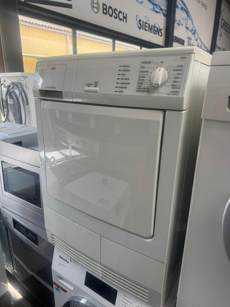 AEG Condensdroger schoon garantie bezorging, Witgoed en Apparatuur, Wasdrogers, Zo goed als nieuw, Condens, Voorlader, 6 tot 8 kg