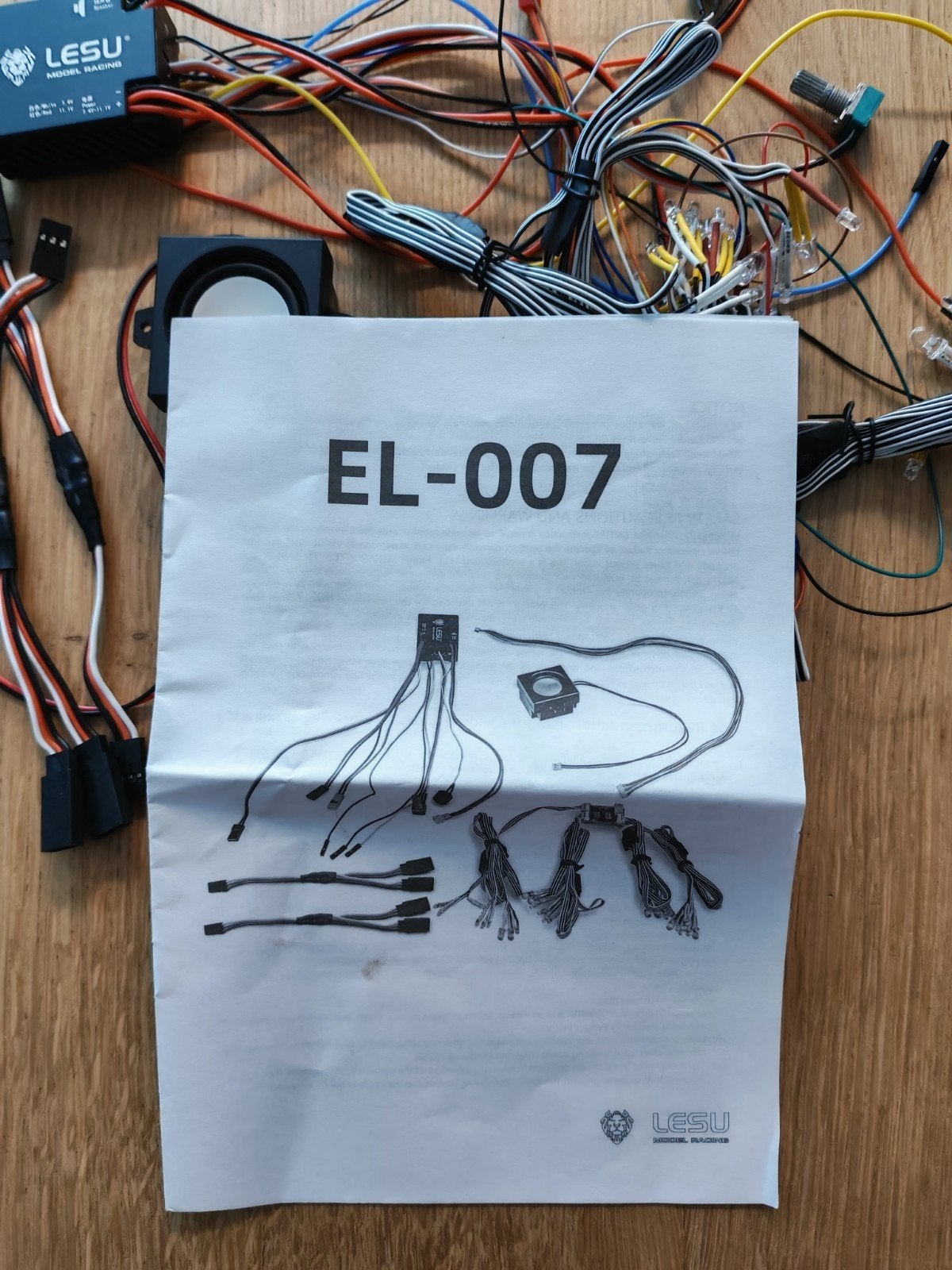 LESU EL-007 Geluids- en Lichtmodule voor RC Modellen, Nieuw, Onderdeel, Overige schalen, Overige typen