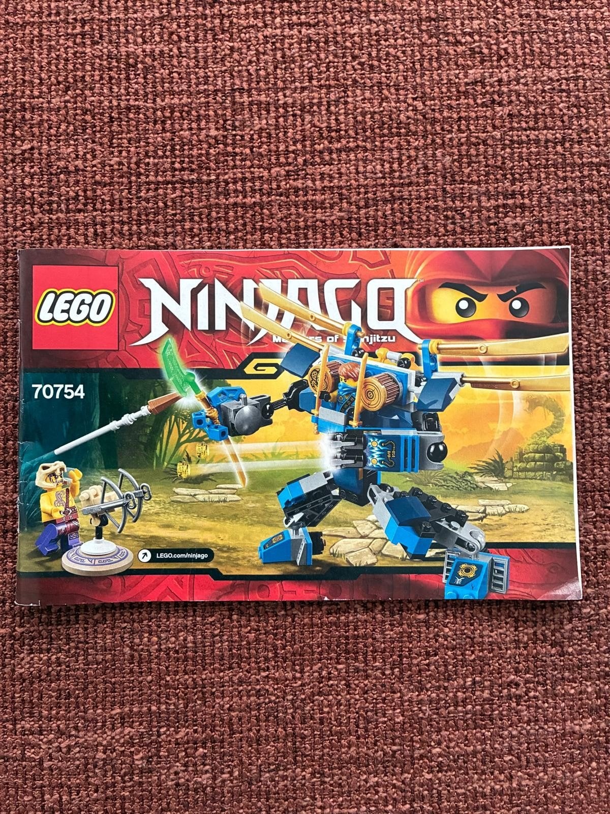 Lego Ninjago 70754 Jay's Electro Mech met minifiguren, Compleet, Lego, Ophalen of Verzenden, Zo goed als nieuw