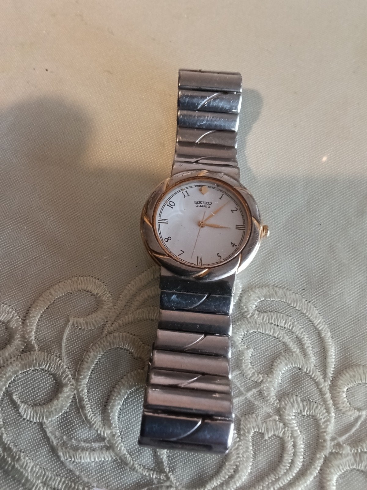 Seiko Quartz horloge met stalen band, Ophalen of Verzenden, Polshorloge