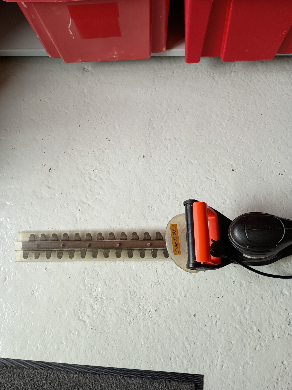 Elektrische heggenschaar, Ophalen of Verzenden, Gebruikt, Elektrisch, Onbekend