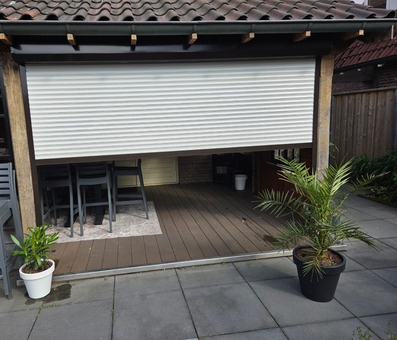 Elektrisch rolluik, Tuin en Terras, Overkappingen, Ophalen, Gebruikt, Serre