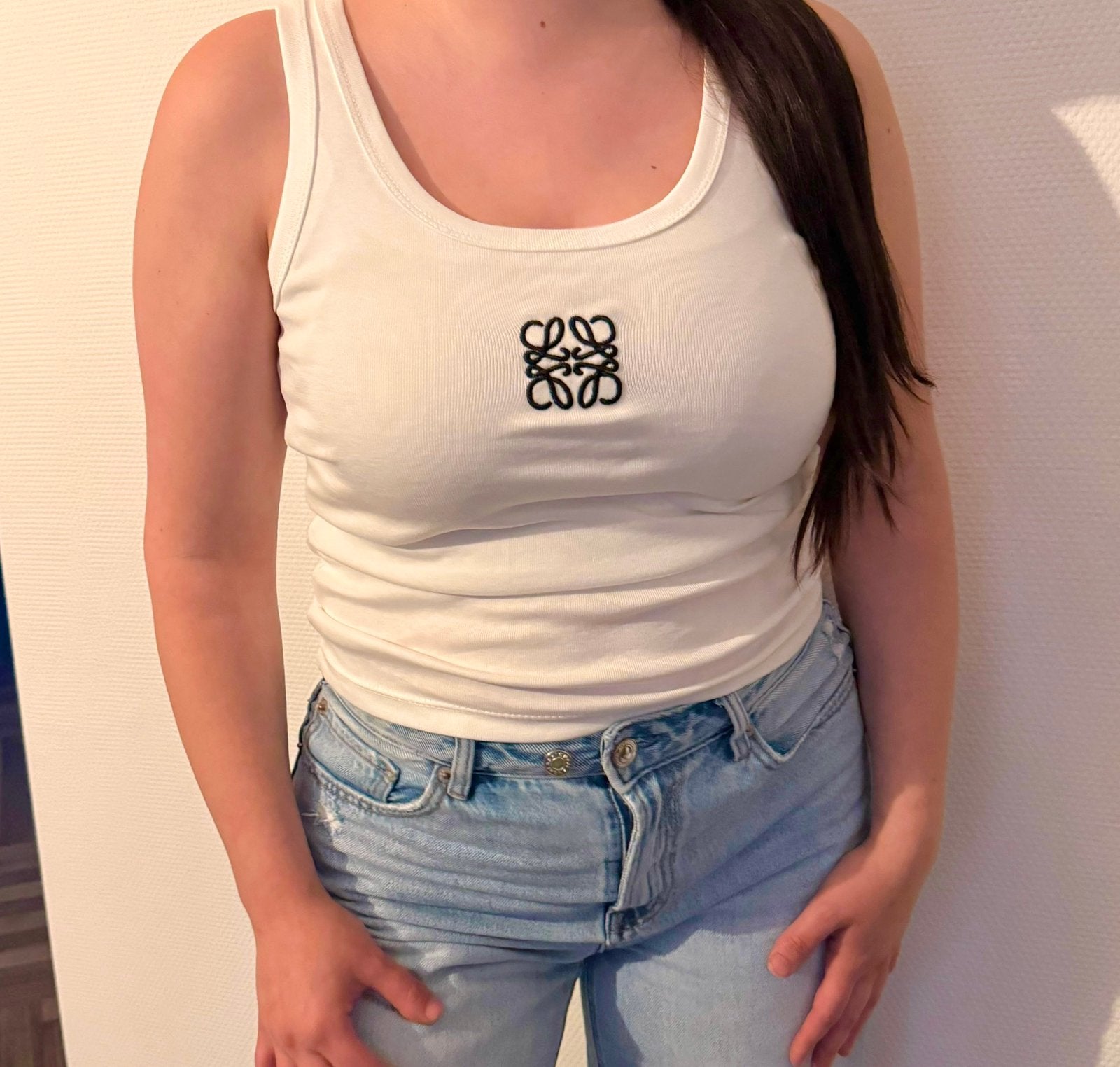 Trendy Loewe tanktop - shirt €29,99 p.s, Kleding | Dames, Tops, Ophalen of Verzenden, Nieuw, Korte mouw