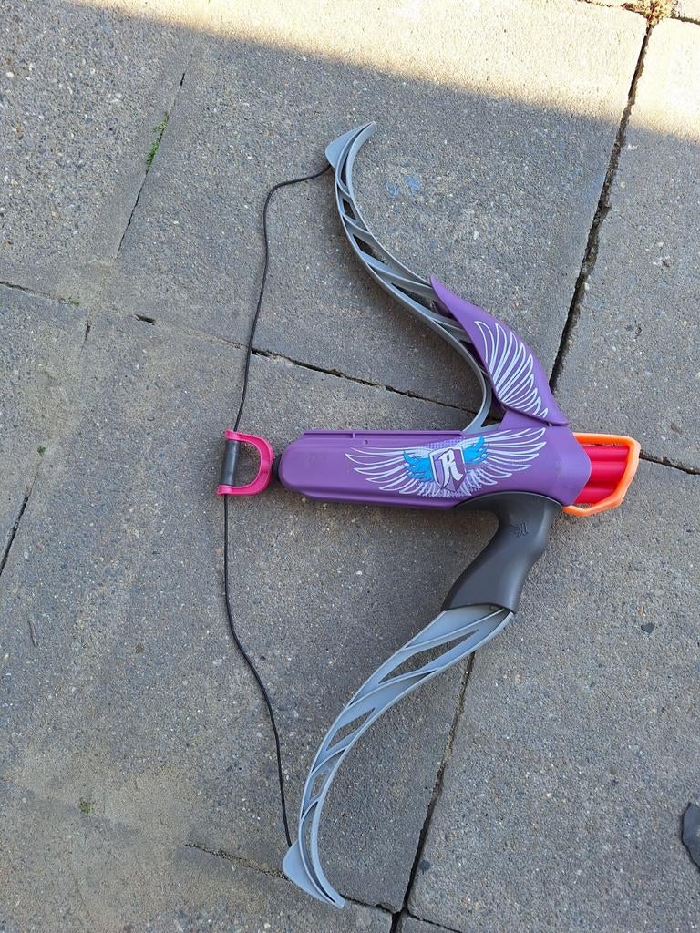 NERF Rebelle boog - paars met grijze accenten, Ophalen of Verzenden, Gebruikt, Meisje