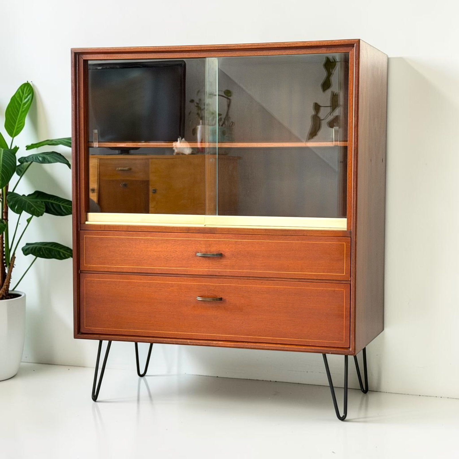 Vintage Formule Kempkes dressoir | wandkast | retro kast, Ophalen, Met deur(en), 50 tot 100 cm, Formule kempkes
