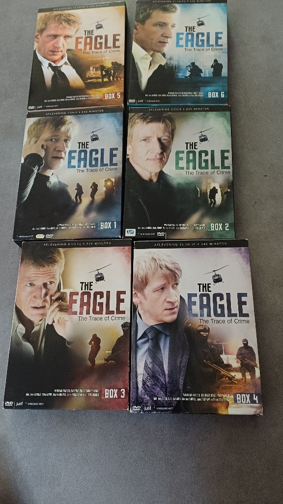 The Eagle - Complete Serie Box 1-6, Cd's en Dvd's, Dvd's | Tv en Series, Vanaf 12 jaar, Ophalen of Verzenden, Gebruikt, Actie en Avontuur
