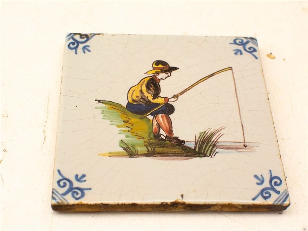 Wandtegeltje 35591, Ophalen of Verzenden, Gebruikt