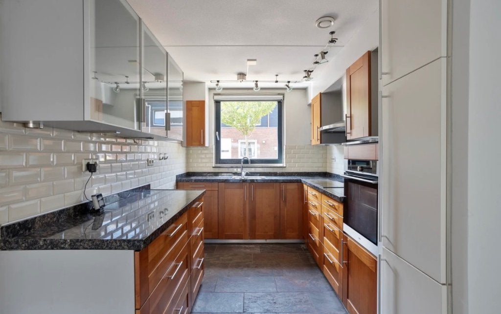 Keuken, Huis en Inrichting, Keuken | Complete keukens, Ophalen, Gebruikt, Bruin, Overige typen