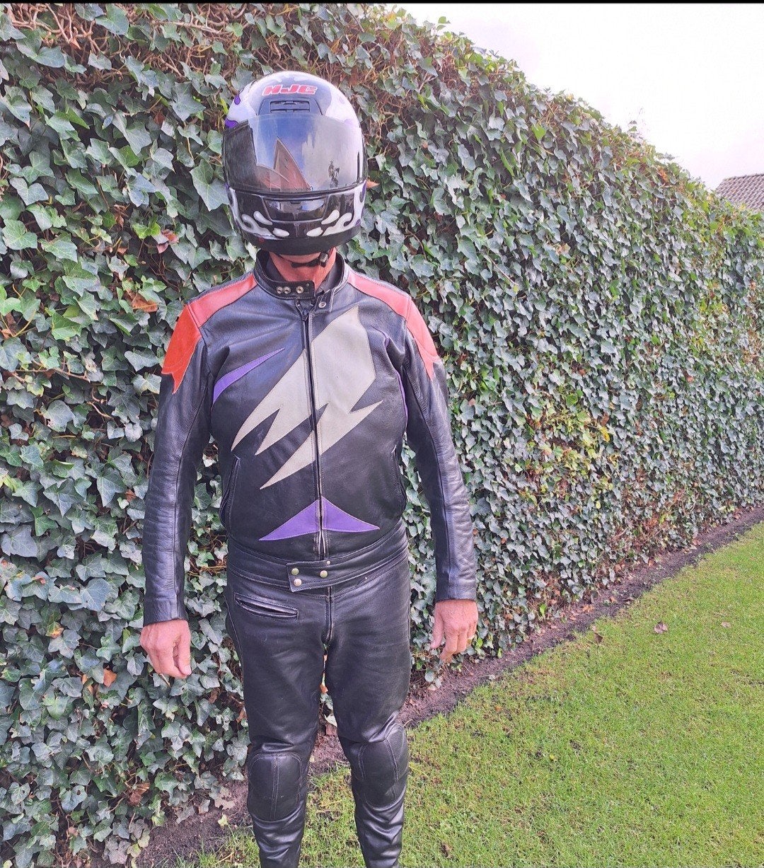 MOET NU ECHT WEG!      Echt leren motorpak - Weinig gebruikt, Motoren, Ophalen, Tweedehands, Combipak