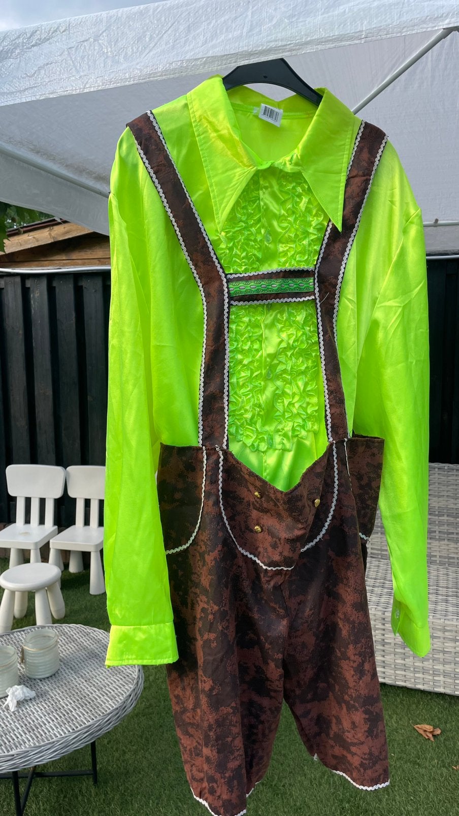 Tiroler set blouse XXL en broek XL, Ophalen of Verzenden, Overige thema's, Kleding, Maat 56/58 (XL)