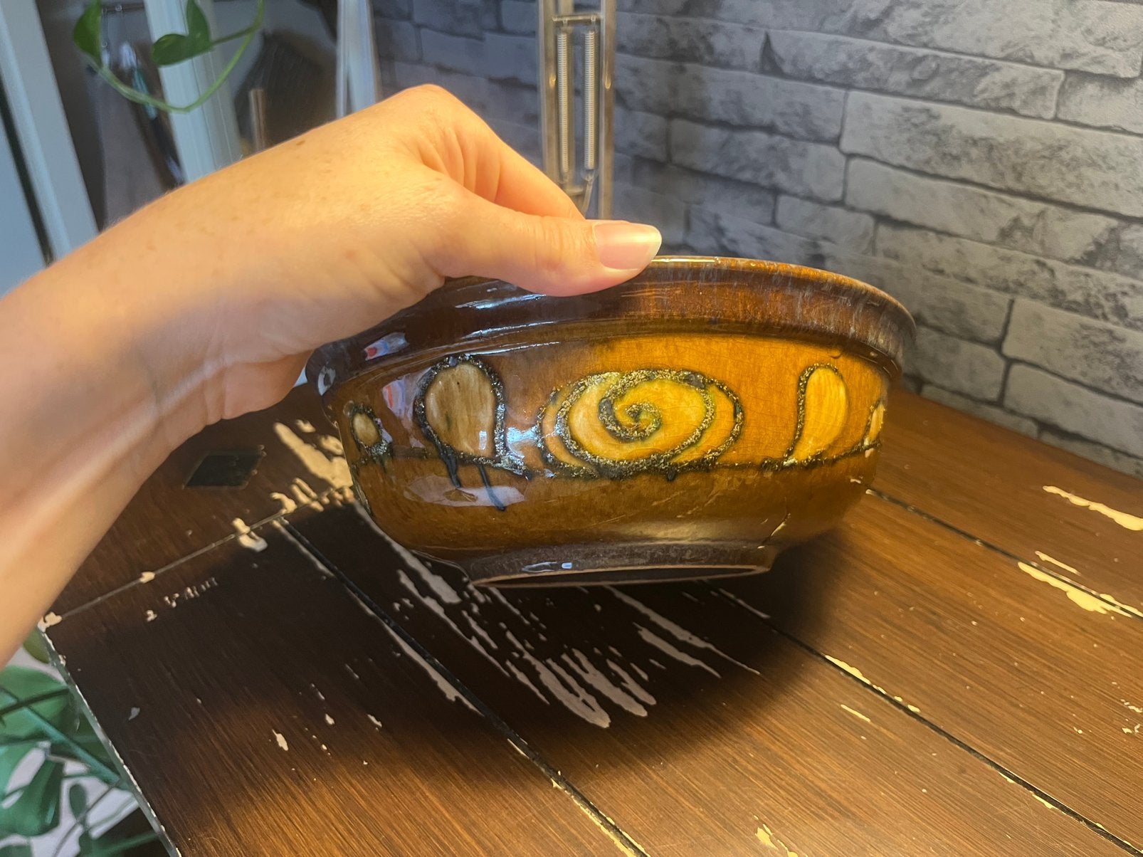 Vintage Waku Keramiek Schaal / Kom – Model 7030, Ophalen