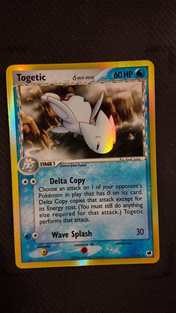 Togetic δ 5 11 Dragon Frontiers | Pokemon kaart, Ophalen, Zo goed als nieuw, Losse kaart, Foil