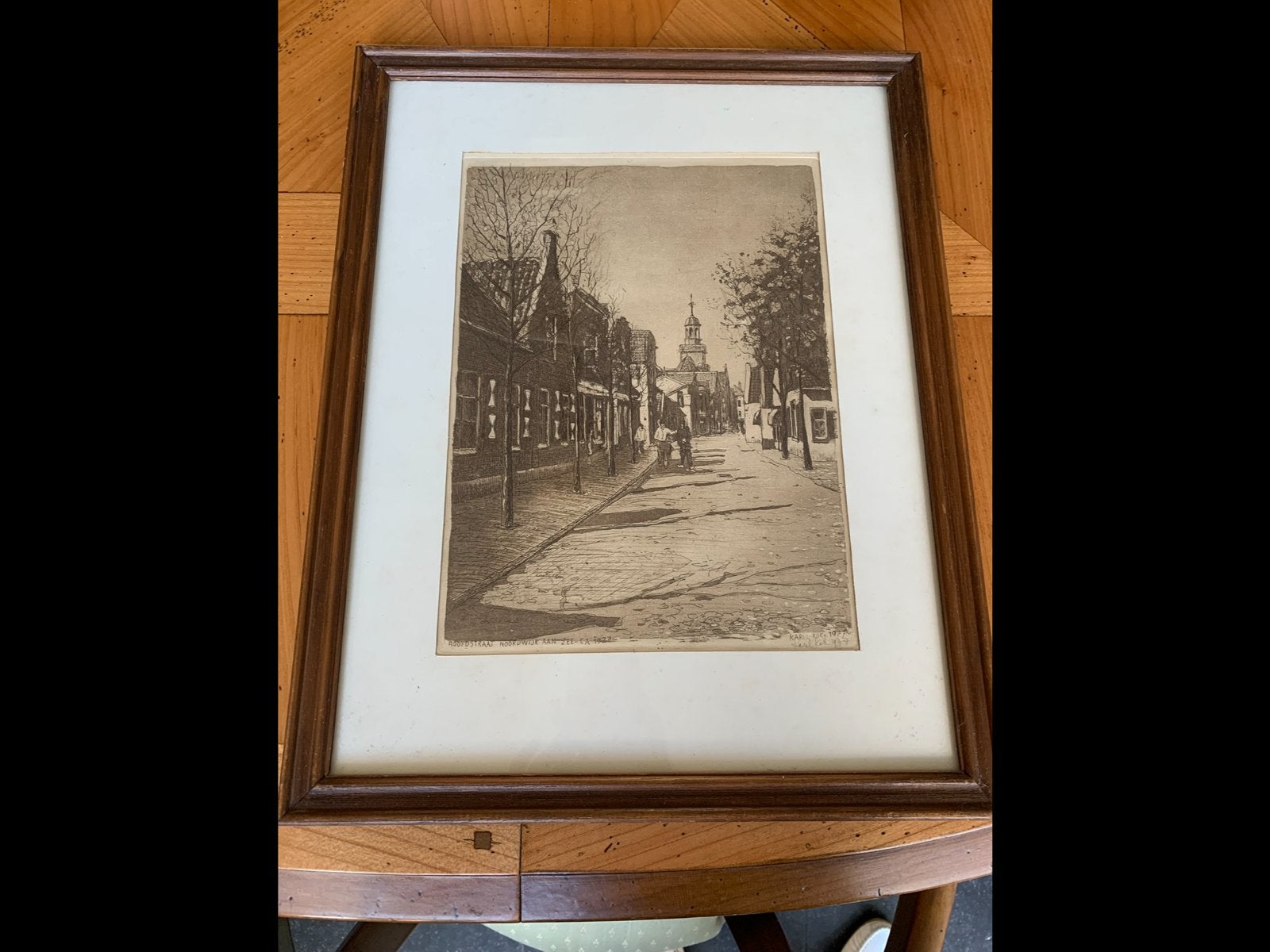 Ets van Karel Kok Noordwijk aan Zee, Ophalen